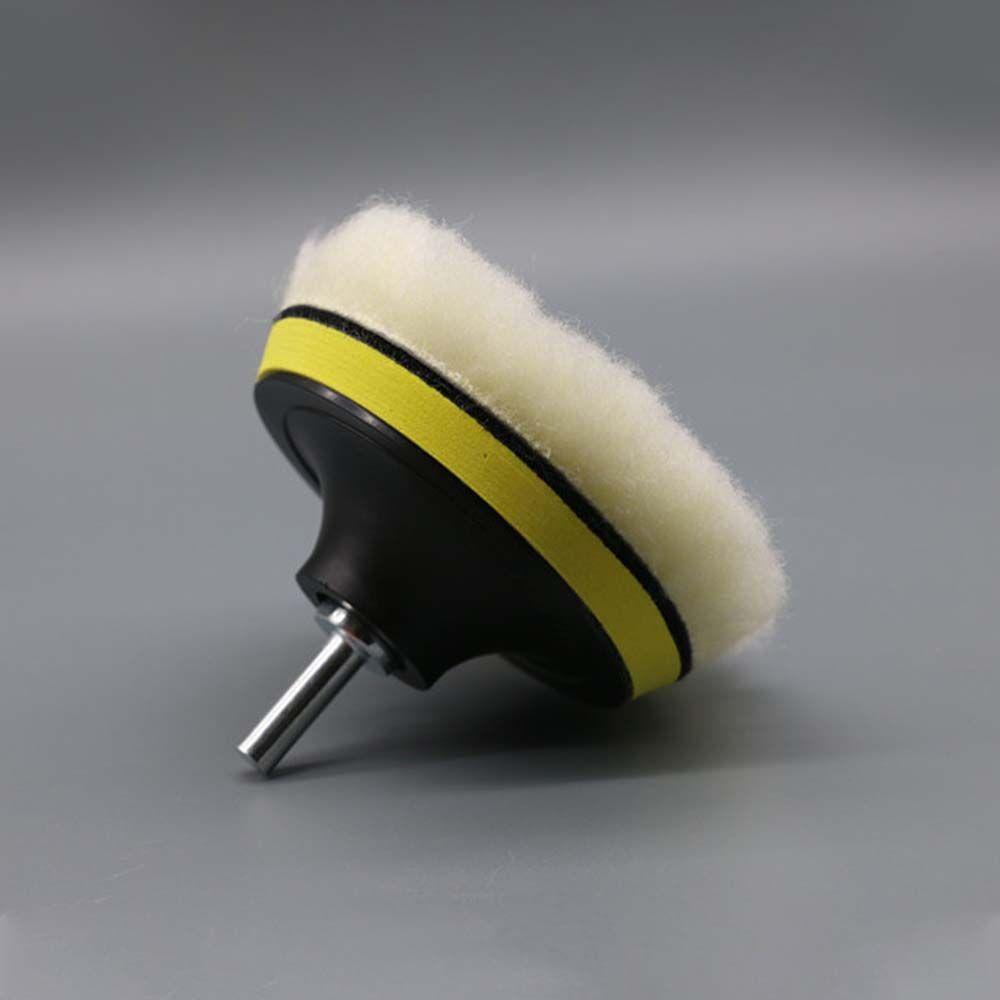 Pad Car Polisher Self-Adhesive Car Polishing Disc Waxing Sponge Wool Wheel Wax Collecting Tray