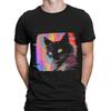 Psychedelic Weirdcore Cat Vaporwave Aesthetic Trippy Mens Womens T-Shirts #NED
