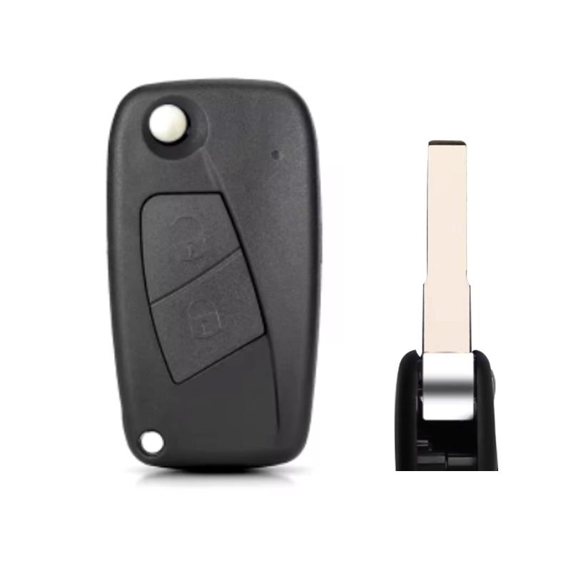 2 3 Bottons Car Key Fob Case Shell Housing for FIAT 500 Punto Stilo Ducato Panda Doblo Bravo for Iveco NAveco 2006 2007 2008