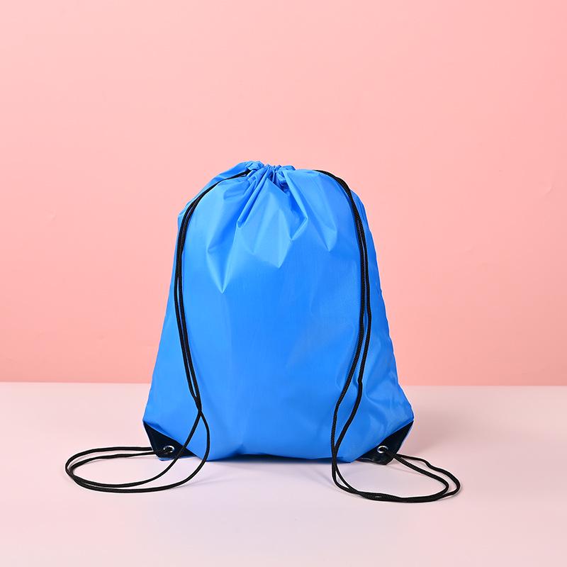 Waterproof Polyester Drawstring Sports Backpack for Outdoor Use