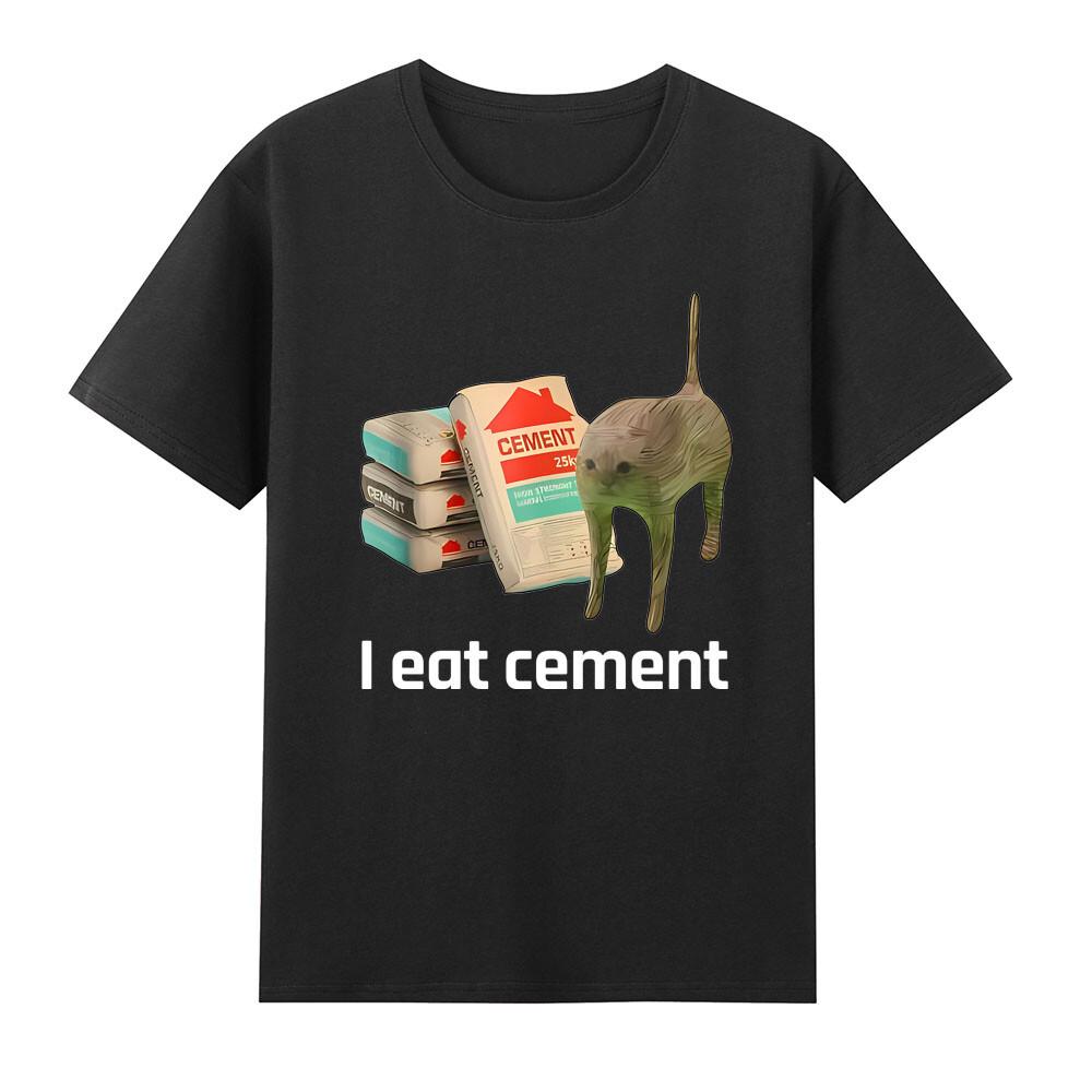 Cat I Eat Ceunisext Funny Cat Lovers Oddly Specific Meme Retro Unisexs Cotton TShirt S
