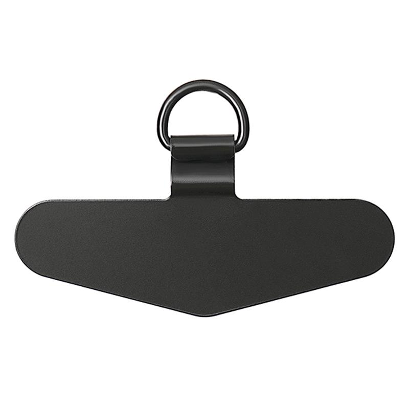 Linguetta con Anello a D per Cavo di Sicurezza per Telefono Patch in Metallo Pad per Cordoncino da Polso per Telefono