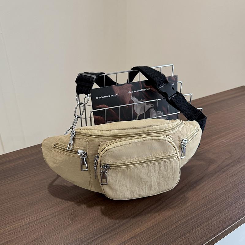 Trendige Umhängetasche Rücken, Herren Sport Brusttasche, Nische, Vielseitige und einfache Hüfttasche