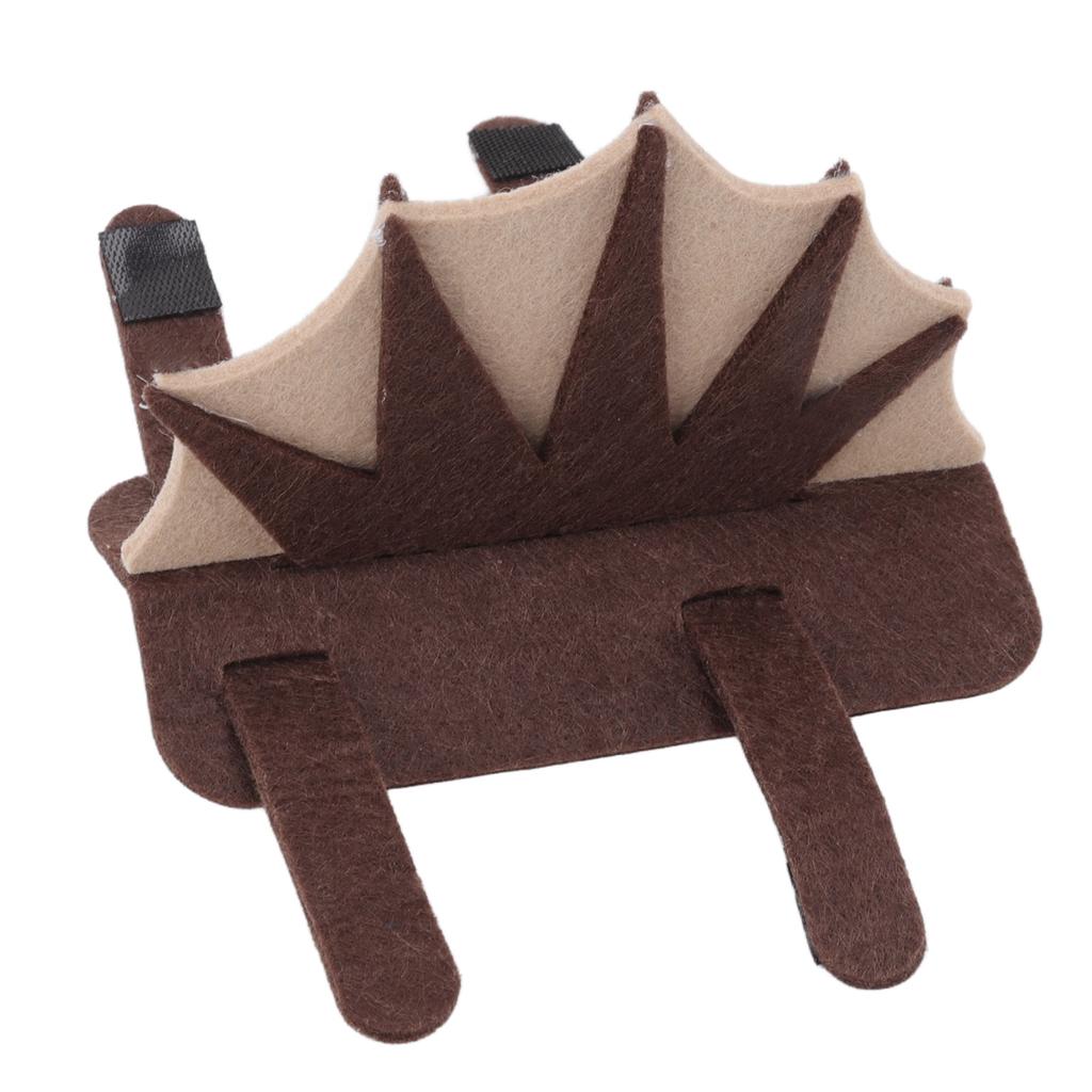 Pet Lizard Costume Skin Friendly 3 Adjustable Straps Cute Felt Reptile Clothes for Bearded Dragon