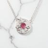 Rare Pink tourmaline Gemstone 925 Sterling Silver  Jewelry Handmade Pendant0.92" CP-34-16