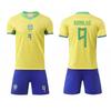2024 Brazil Football Jerseys Yellow #9