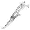 Seiko Stainless Steel Multifunctional Kitchen Scissors: Chicken Bone Shears, Fish Scale Scraper