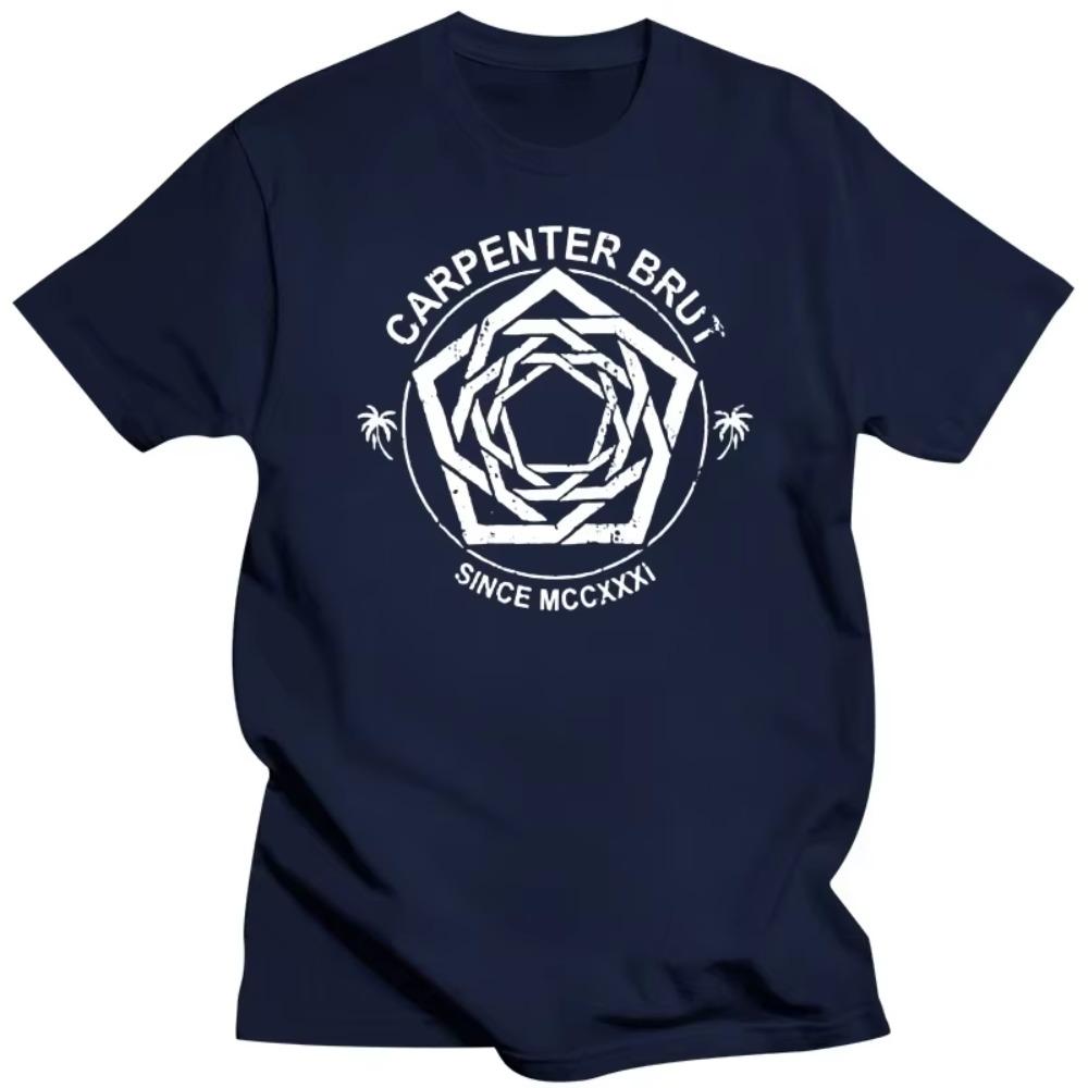 Carpenter Brut (Wei?) T Shirt Carpenter Brut Synthwave Men Cotton Tshirt Summer Brand Top Tees