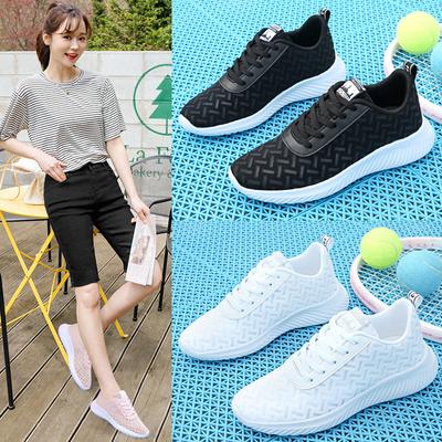Breathable Mesh Shoes Small Fresh Girl Trendy Shoes Lightweight Sports Shoes Running Shoes Casual Shoes Large Size