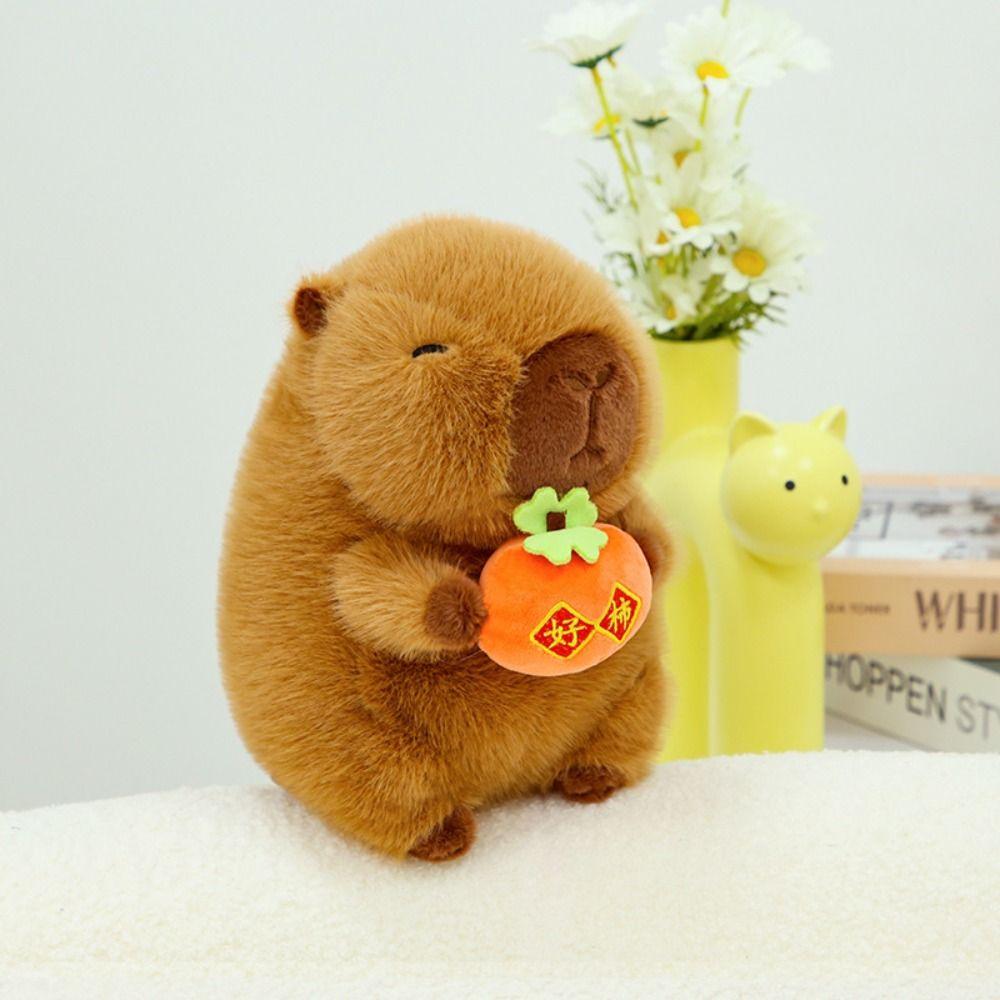 Simulation Plush Animal Kapibala Doll Soft Capybara Plush Stuffed Toy  Kids Gifts