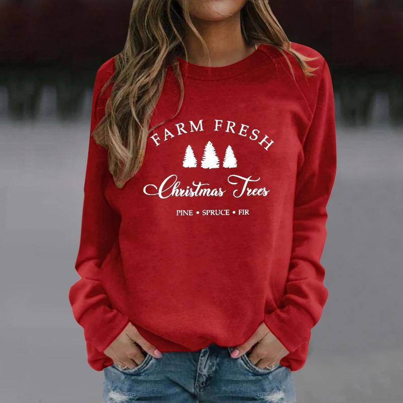 Christmas Casual Women's Hoodie 3D Printed Long Sleeved Loose Women's Spring Autumn Fashion Sweatshirt