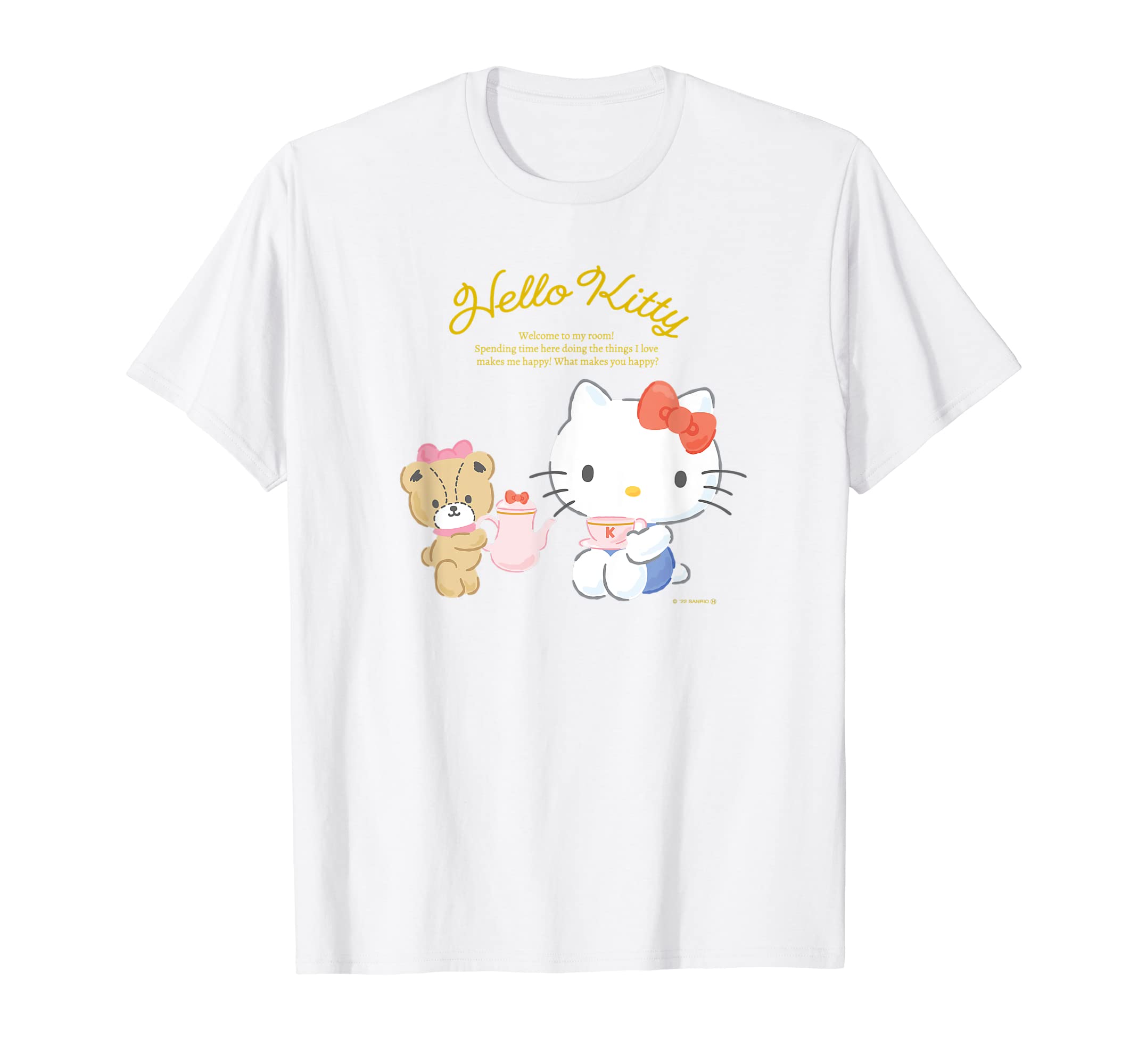 

Футболка Hello Kitty Happiness My Room белый