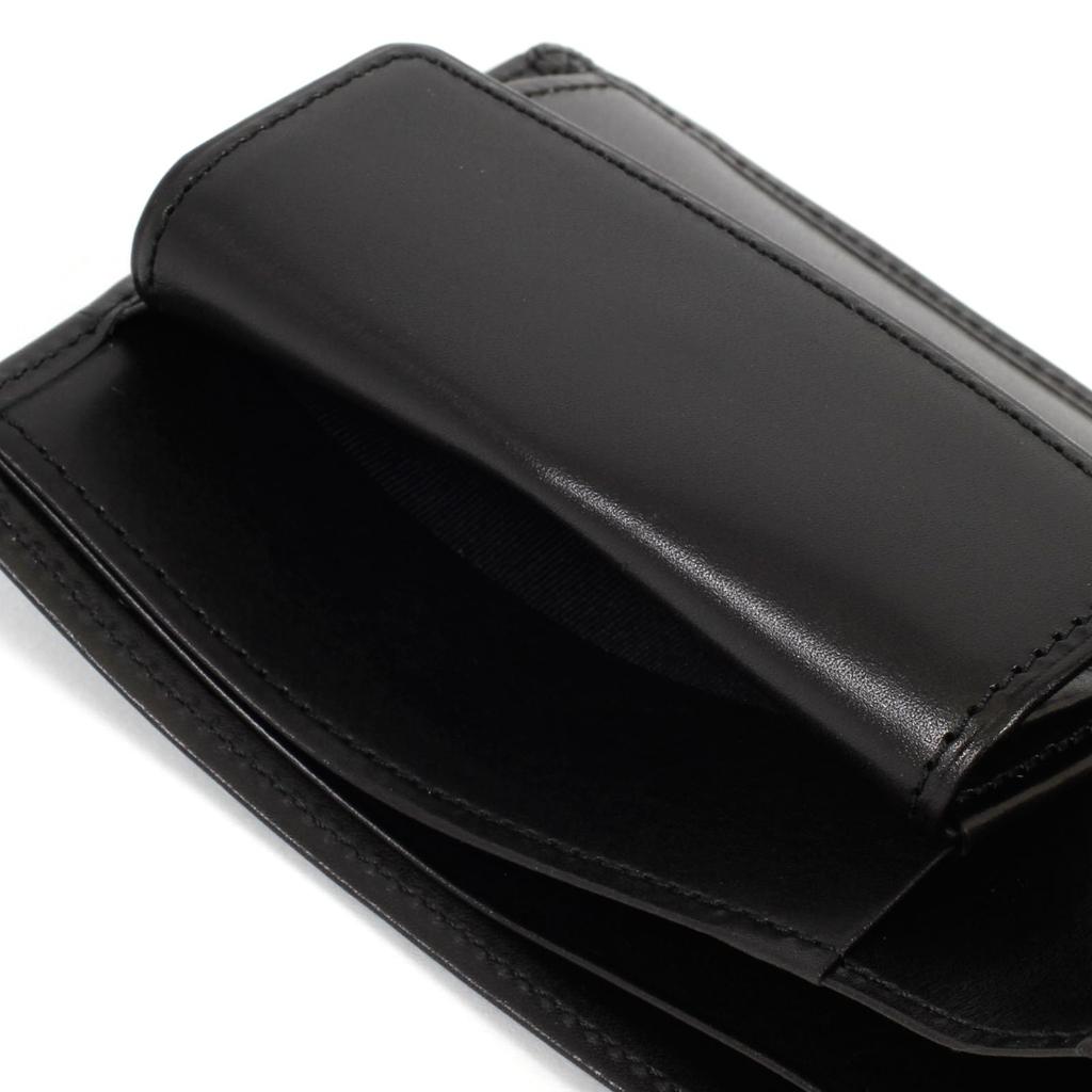 Calf Bifold Wallet RH0591 Black 15151 [Kitamura] [Black]