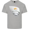 Curled Cyprus Flag Cypriot Day Football Unisexs Light Cotton Tshirt