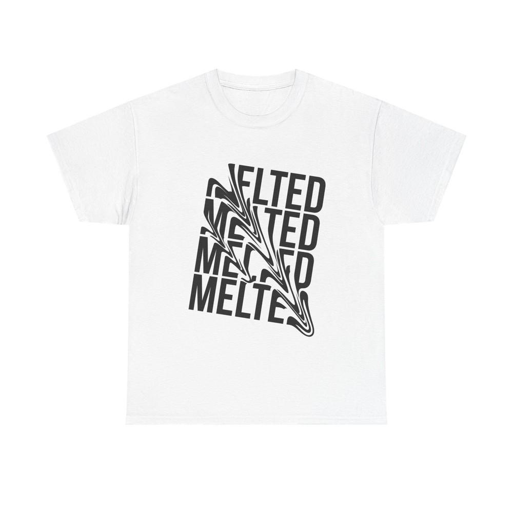 

Melted Trippy T Shirt Unisex Heavy Cotton Tee XL