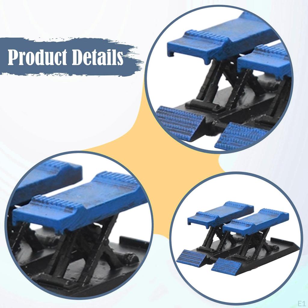 1/64 Car Garage Tool Micro Scene Decor, Realistic Wheel Stand for Fairy Garden, Miniature