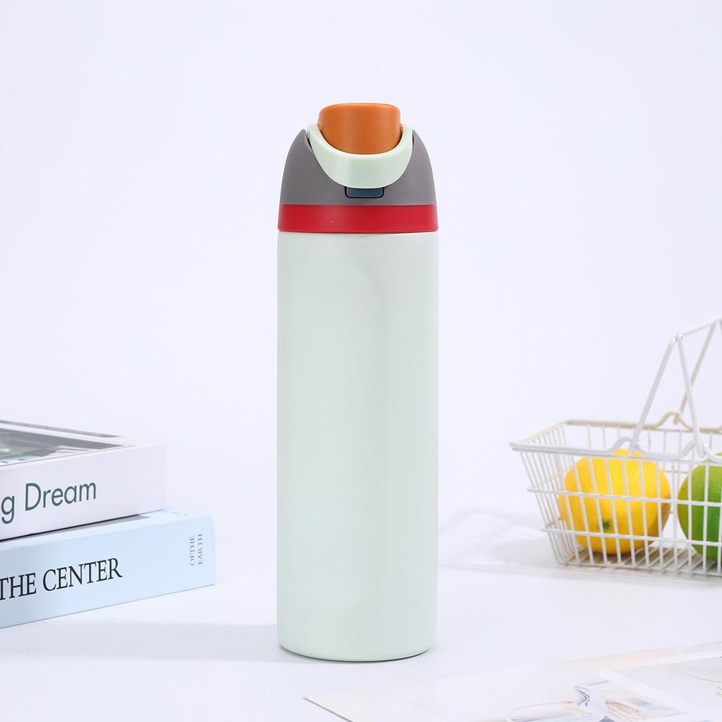 Borraccia Sportiva Termica in Acciaio Inossidabile 304 con Manico - Grande Capacità, Portatile, Tappo a Goccia