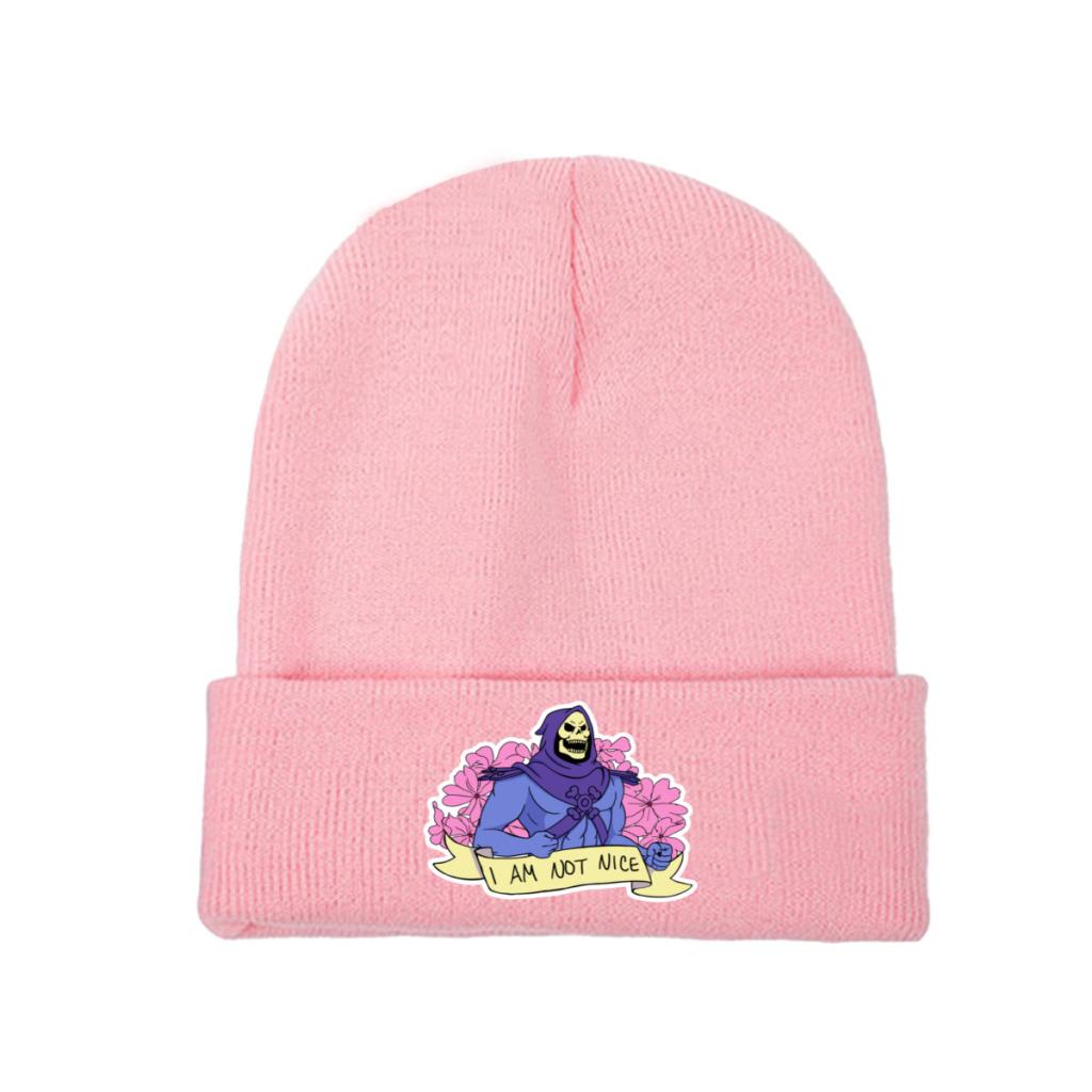 I Am not Nice He-Man and the Masters of the Universe Pălărie din tricot Beanie Pălării de iarnă Căldură din poliester Şapcă casual Unisex Cadou pentru femei