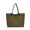 Large capacity canvas bag, women's bag, new versatile shoulder bag, literary college student commuting portable tote bag