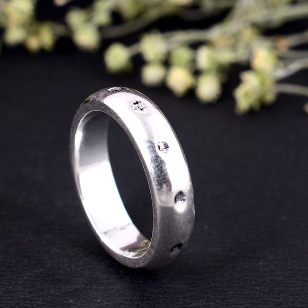 Customizable Silver Arthritis Band, Engraved Arthritis Ring, Unisex Ring for Achy Joints
