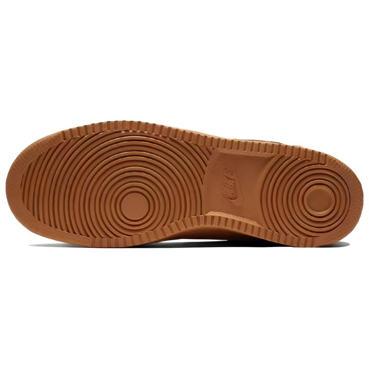 Nike Court Vision 1 Slip Resistant Abrasion Resistant Low top Skateboard Shoes Unisex Wheat CD5463-200(Team679-)