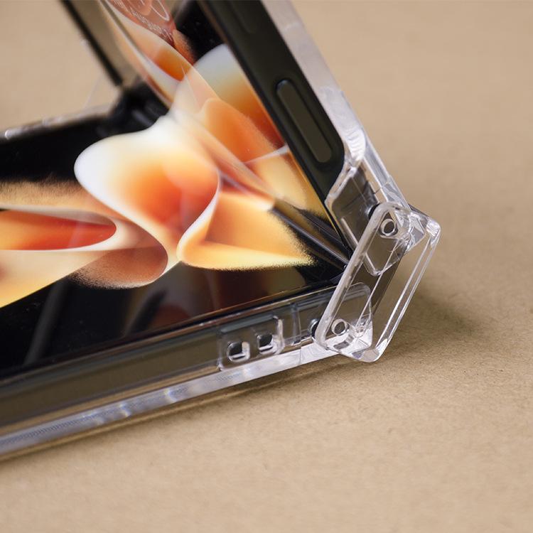 A Transparent PC Hinge Type One-piece Foldable Screen Anti-drop Zflip7 Case Suitable for Samsung Zflip6 Phone Cases