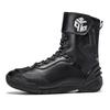 Comfortable, Wear-Resistant Motorcycle Riding Boots with Track-Level Protection