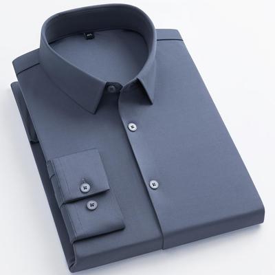 Men's Long Sleeve Wrinkle Free Dress Shirt Wrinkle Free Moisture Wicking 4-Way Stretch Super Soft Casual Button Down Shirts