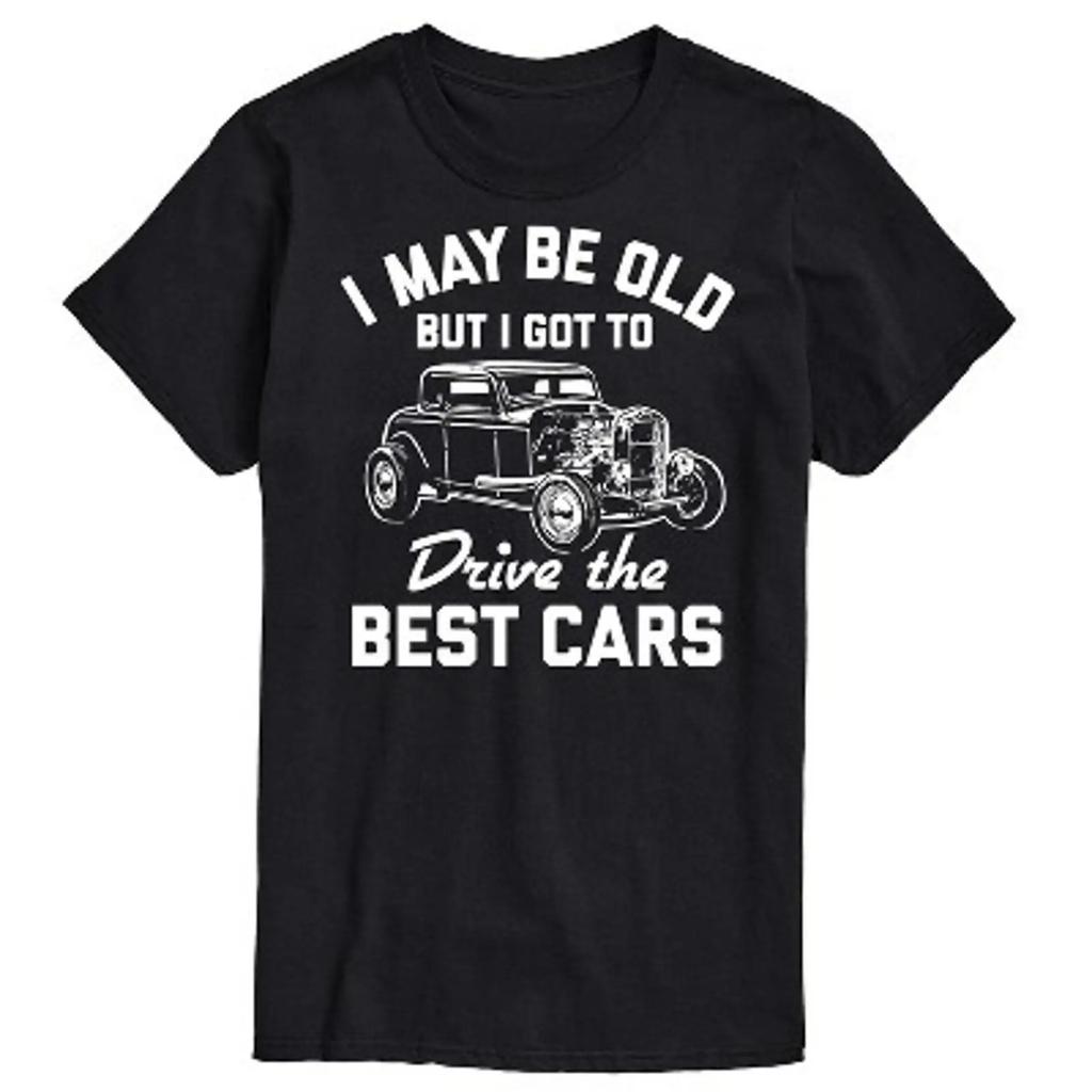 Unisexs Instant Message I May Be Old Drive Best Cars T Shirt 1 Of 7 Vintage Designer Clothes Stylish Homme Soft Versatile