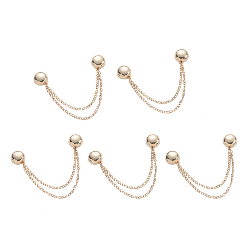Magnetic Cardigan Fasteners Magnetic Clothing Clips Set with Chain Multi-function Garment Fasteners for Trouser Hem for Cardigan