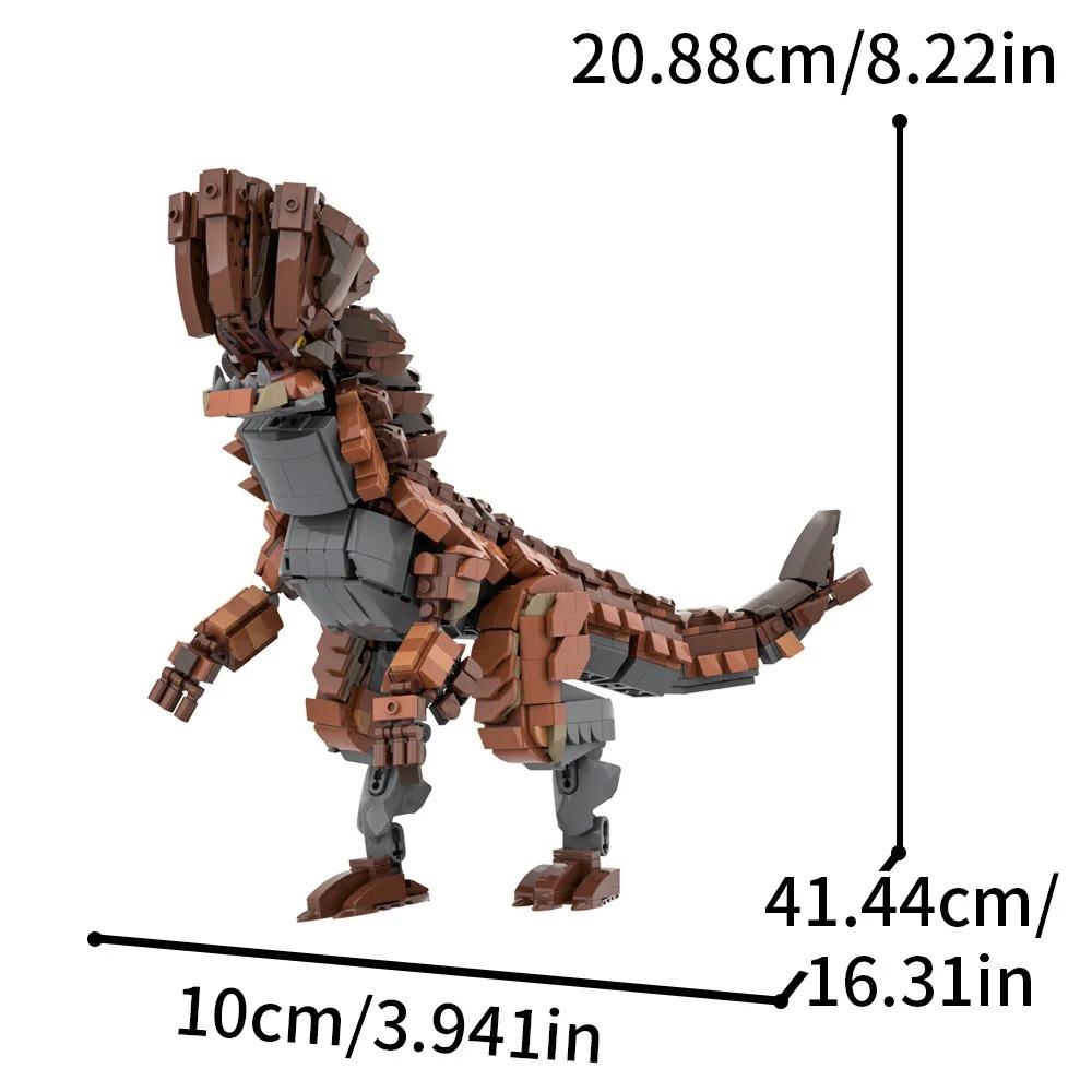 MOC Popular Games Monster Hunter Barroth Building Blocks Model Monster Hunter Mizutsune Dragon Monster Bricks Assembly Toys Gift