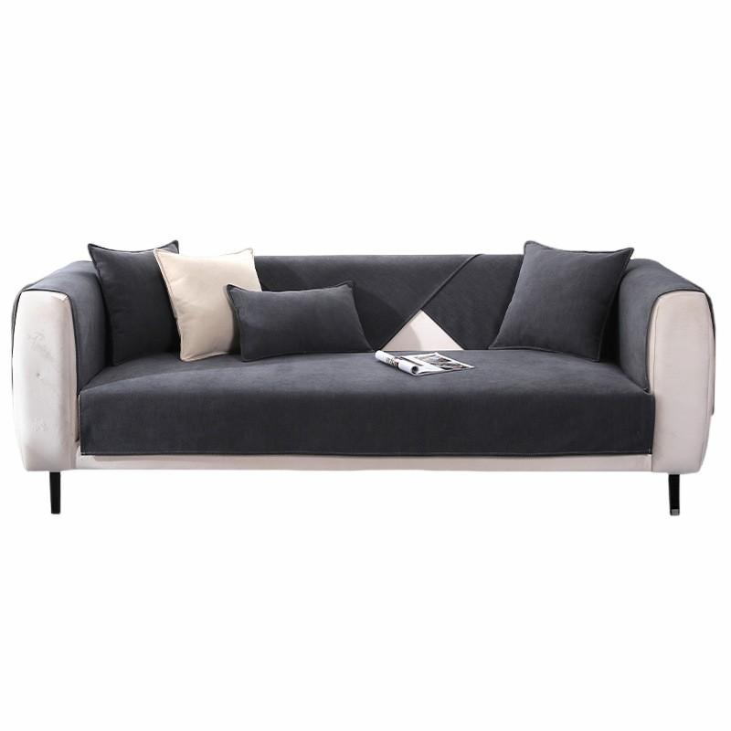 Chenier Sofa Cushion Is Universal In All Seasons, Simple And Modern Gray Cover, Non-Slip Seat Cushion, Light Luxury Sofa Cover Towel