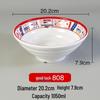 Melamine Ramen Bowl: Porcelain-Like, Large Mala Tang Soup & Noodles Bowl for Wontons & Luosifen