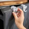 Wall-Mounted Kitchen Trash Bag Holder Hook for Cabinet Doors