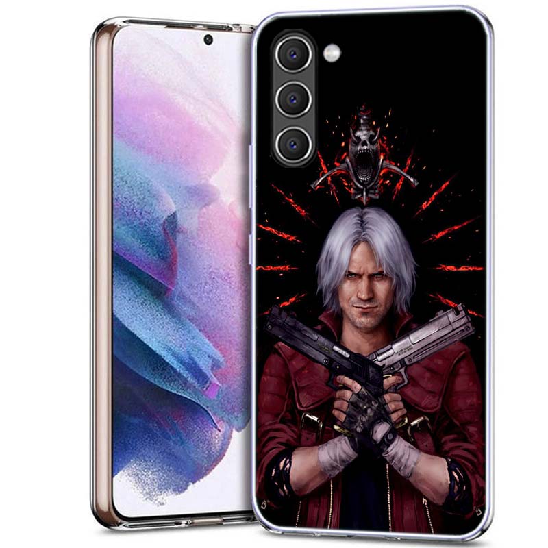 D-Devil May Cry DMC Phone Case for Samsung A54 A14 A24 A34 A17 A37 A57 A55 A35 A25 A15 A13 A23 A33 A53 A07 A05S A04S A03 A73 Gal
