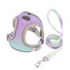 Escape Proof Cat Harness and Leash Set Adjustable Mesh Dog Harness Vest Puppy Pet Walking Lead Leash Small Dogs Cats Kitten