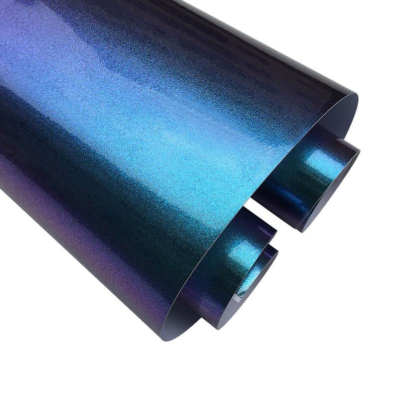 30*100 cm Auto Blau zu Lila Perle Chamäleon Vinyl Wrap Film Chamäleon Auto Aufkleber Automobile Motorrad Auto Styling decaration