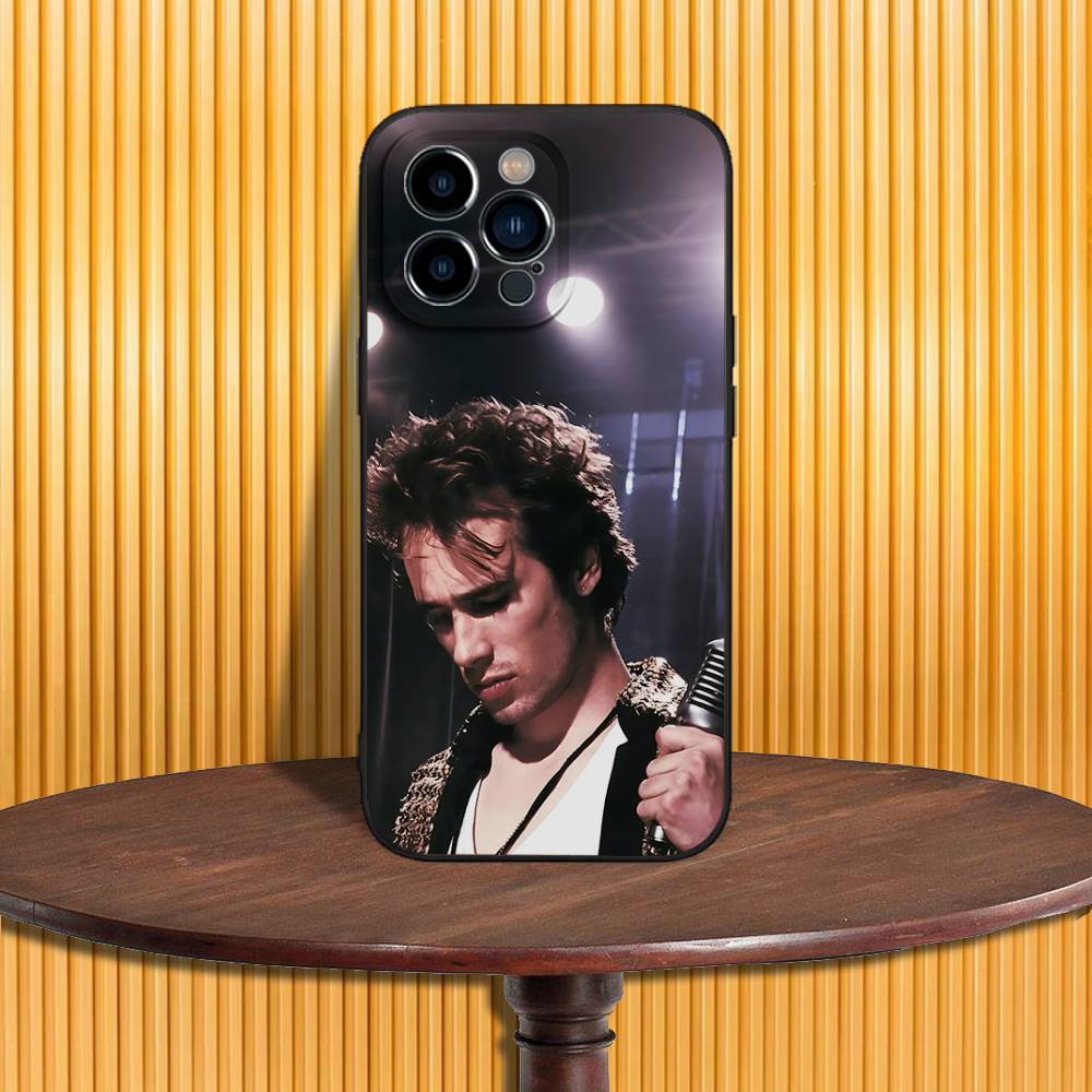 

J-Jeff B-Buckley Phone Case For iPhone 17,16,15,14,13,12,11,Pro,Max,Plus,X,XS,SE4,E,Mini,Soft Black Case iPhone14Pro