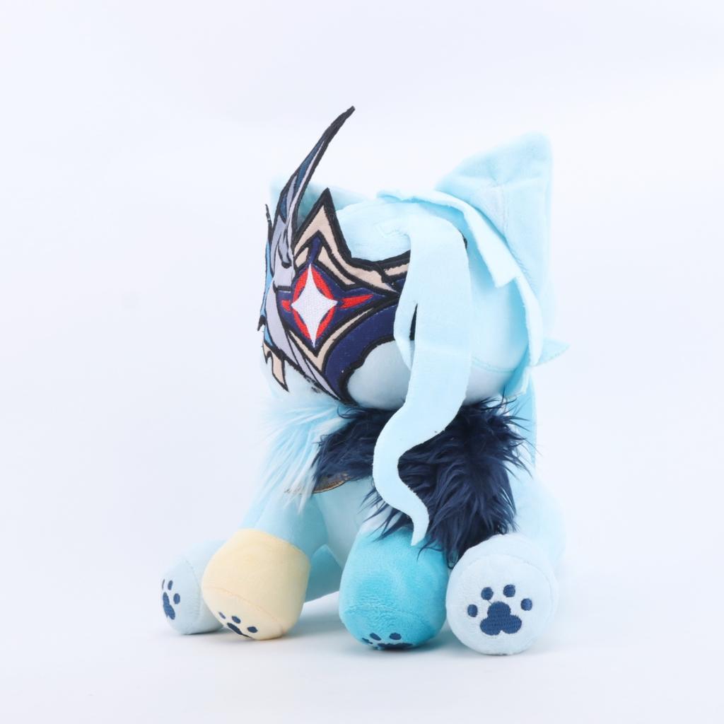 Neuer Il Dottore Katzen-Plüschtier Genshin Impact Spielcharakter Plüschtier Kawaii Zandik Spielzeug Weihnachts-Geburtstagsgeschenk Für Fans Kinder Dekoration