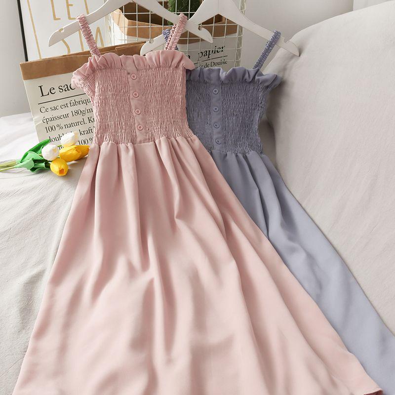 Rochie midi retro de vară pentru femei, cu un singur umăr, cu tiv plisat