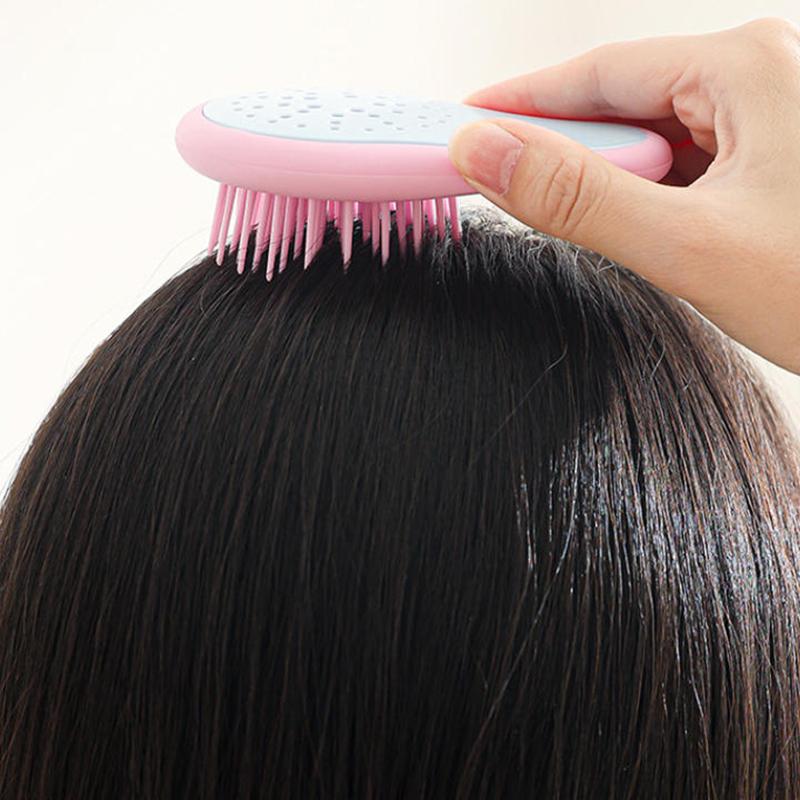 Anti-Static Hair Brush and Scalp Massager Dual-Function Comb for Scalp Care Meridian Stimulation, and Hair Styling