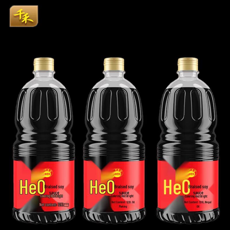 Qianhe Zero Additive Dark Soy Sauce (3 x 1.28L)