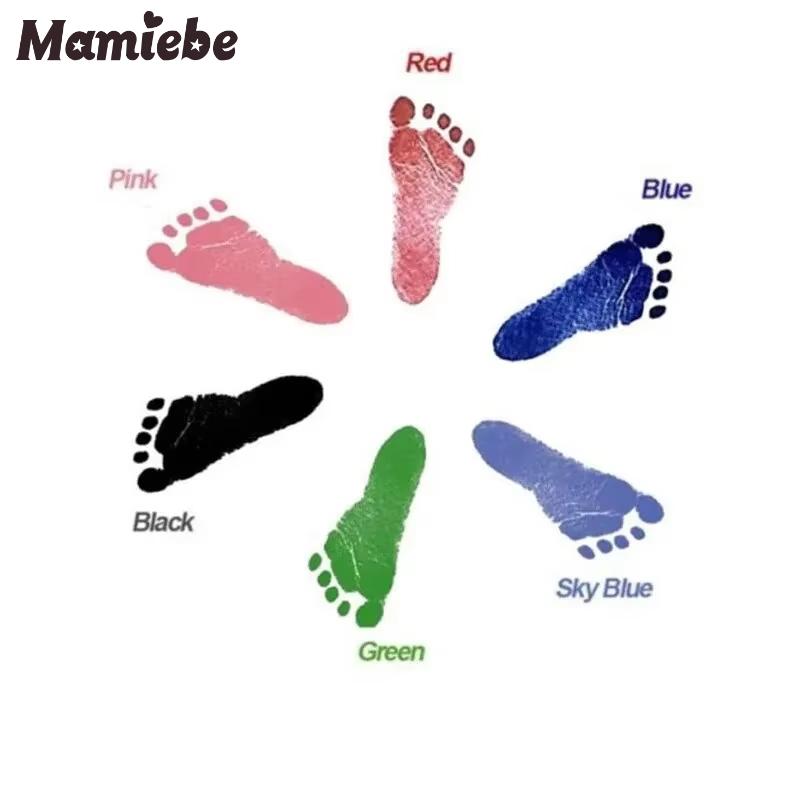 Zestaw do robienia nietoksycznych odcisków dłoni dziecka: Uchwyć odciski stóp i dłoni noworodka - idealne jako pamiątki i prezenty dla dzieci Odcisk dłoni dziecka