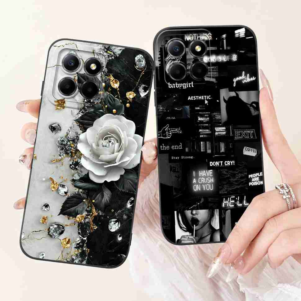 Funda For Honor X8 5G Case New Fashion Flower Shockproof Phone Cover For Honor X8 X6 X 6s X6s 4G 5G HonorX8 Capa