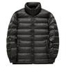 Men's 5-in-1 White Goose Down Jacket with Removable Liner - High-End Winter Outerwear for Middle-Aged Warmth