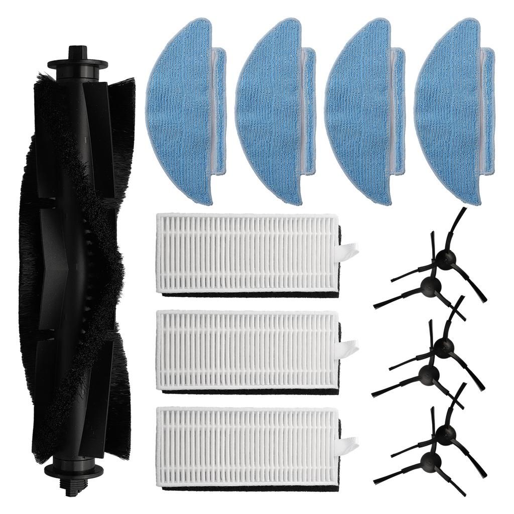 1 Set Hauptseitenbürste Filter Wischmopp für Cecotec für Conga 7490 für Genesis für 7490 für X-Treme Staubsauger Ersatzteile zum Austauschen