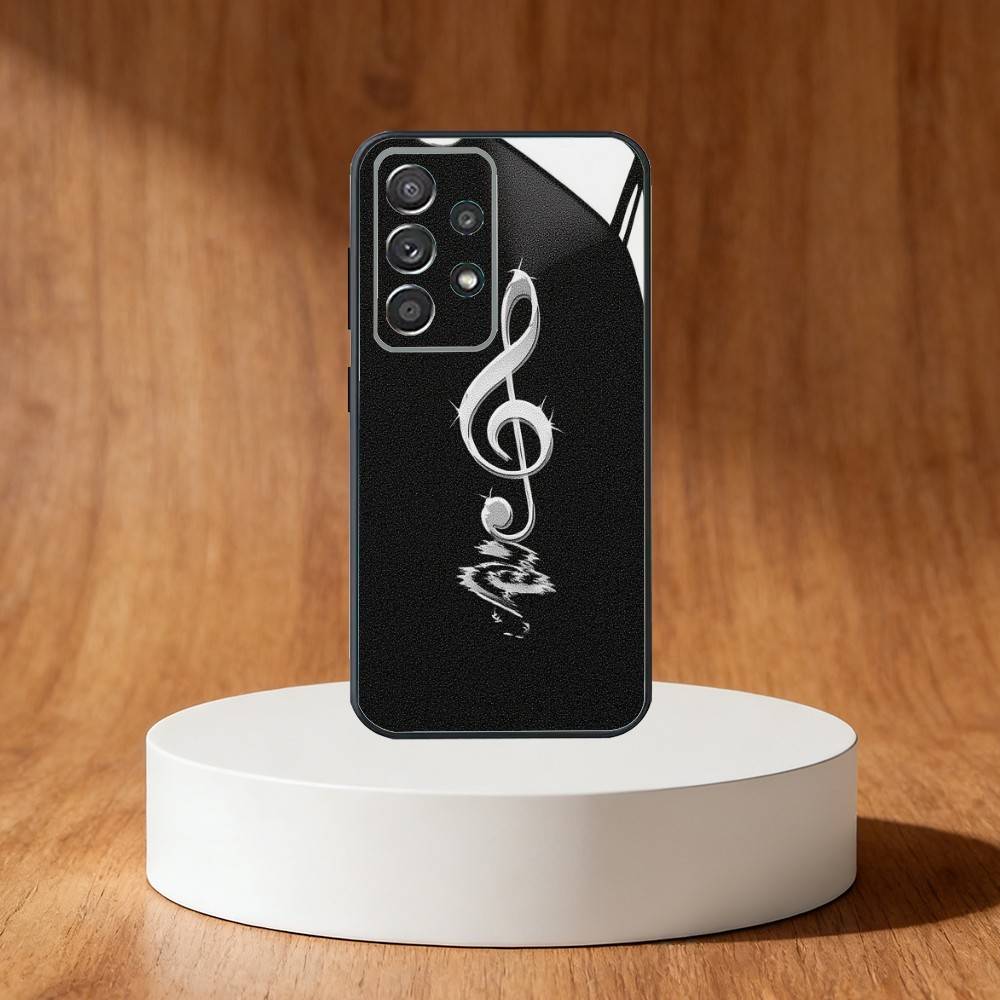 

Music Art Treble Clef Phone Case For Samsung S25,S24,S21,S22,S23,S30,Ultra,S20,Plus,Fe,Note,10,9,5G Black Cover Samsung S21 s305G