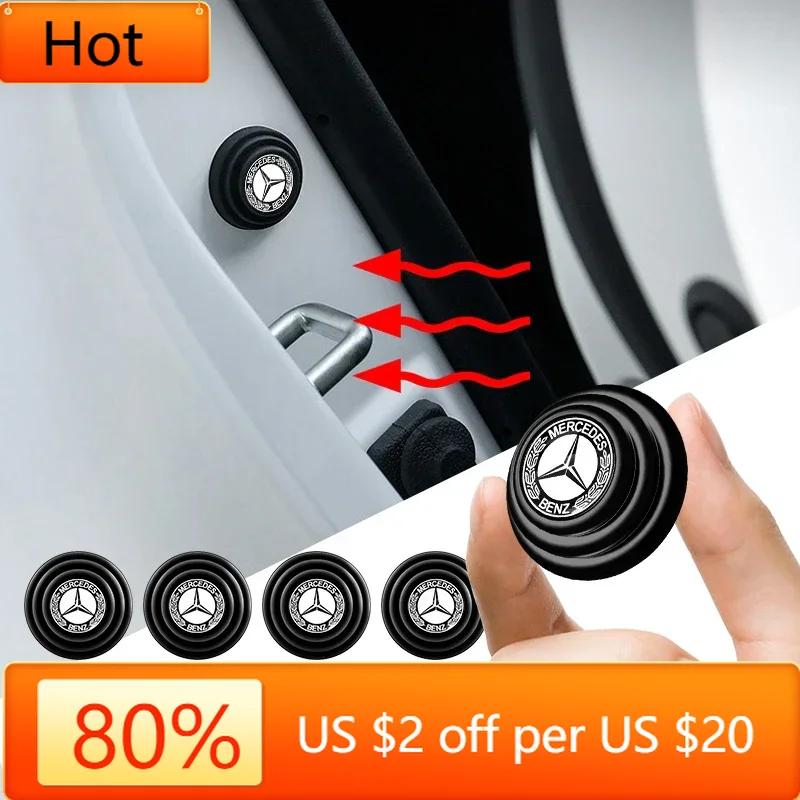 Thvjz10 2025 New Car Door Shockproof Pad Anti-collision Silicone Sticker for Mercedes Benz W203 W204 W205 W206 W212 W213 W222 W223 E300