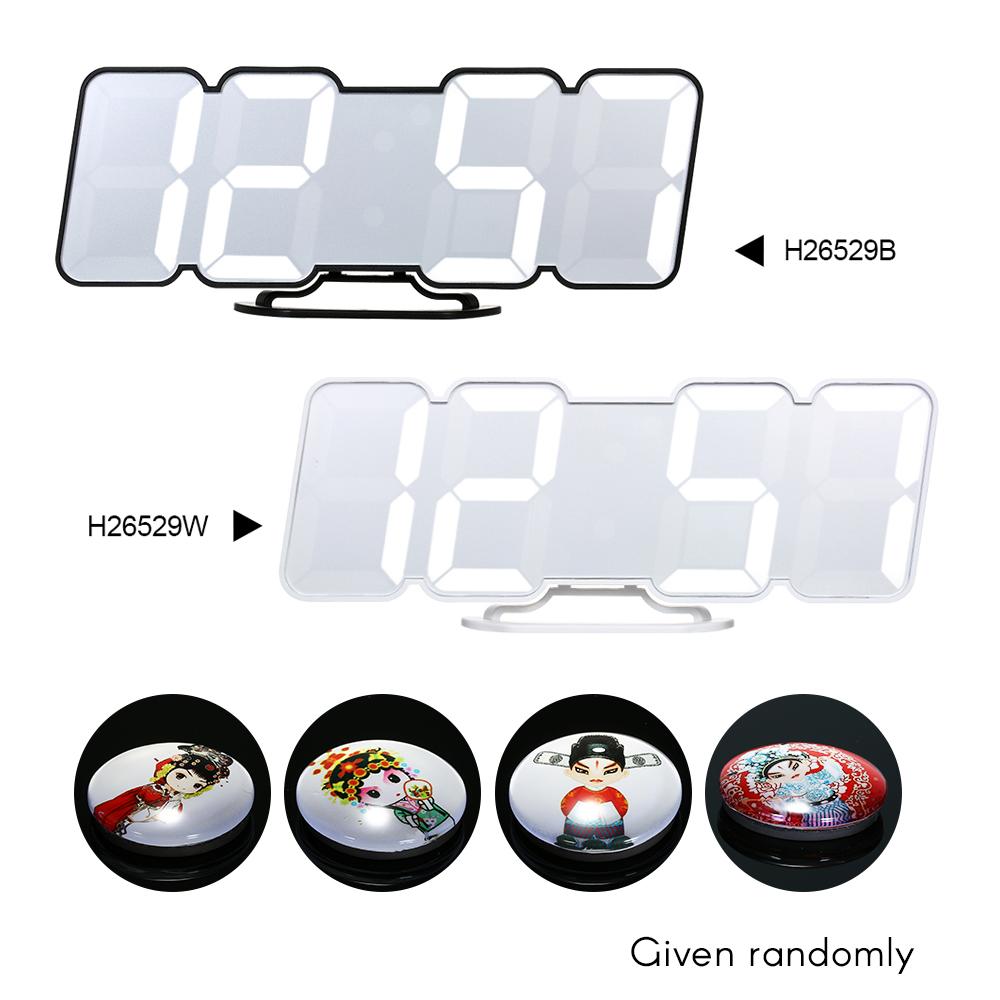 Upgraded 3D Wireless Remote Digital RGB LED Alarm Clock USB Powered TimeCelsiusTemperatureCelsiusDate Display 115-Color Changing 3- Brightness So