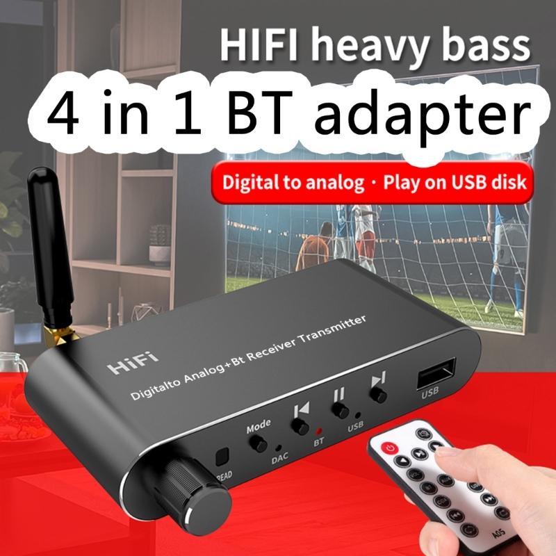 High-performance Digital-to-analog Converter -compatible Eceiver Transmitter Coaxial SB Adapter Aluminum